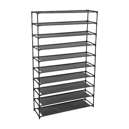 Simplify 50 Pair Shoe Rack 23205-BLACK